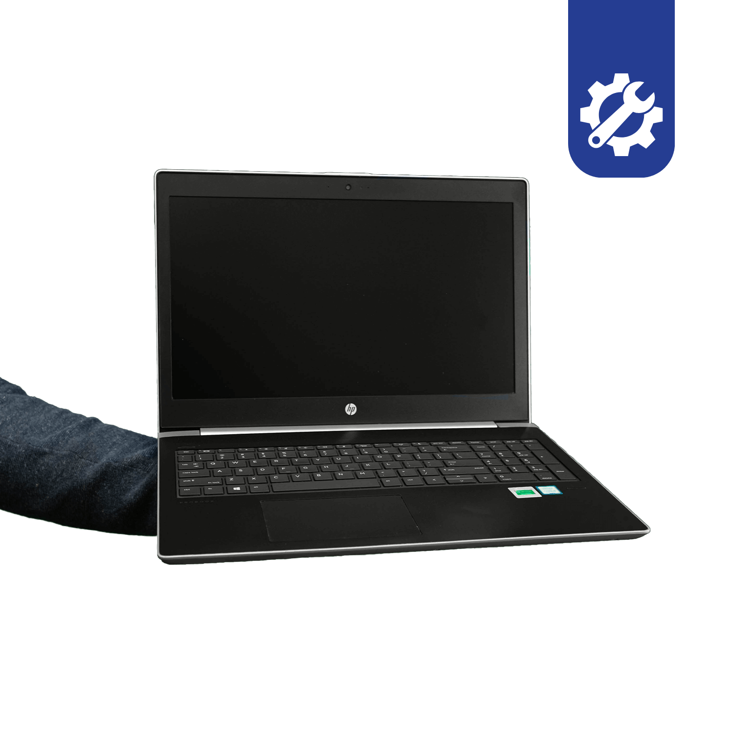 A refurbished HP laptop for sale