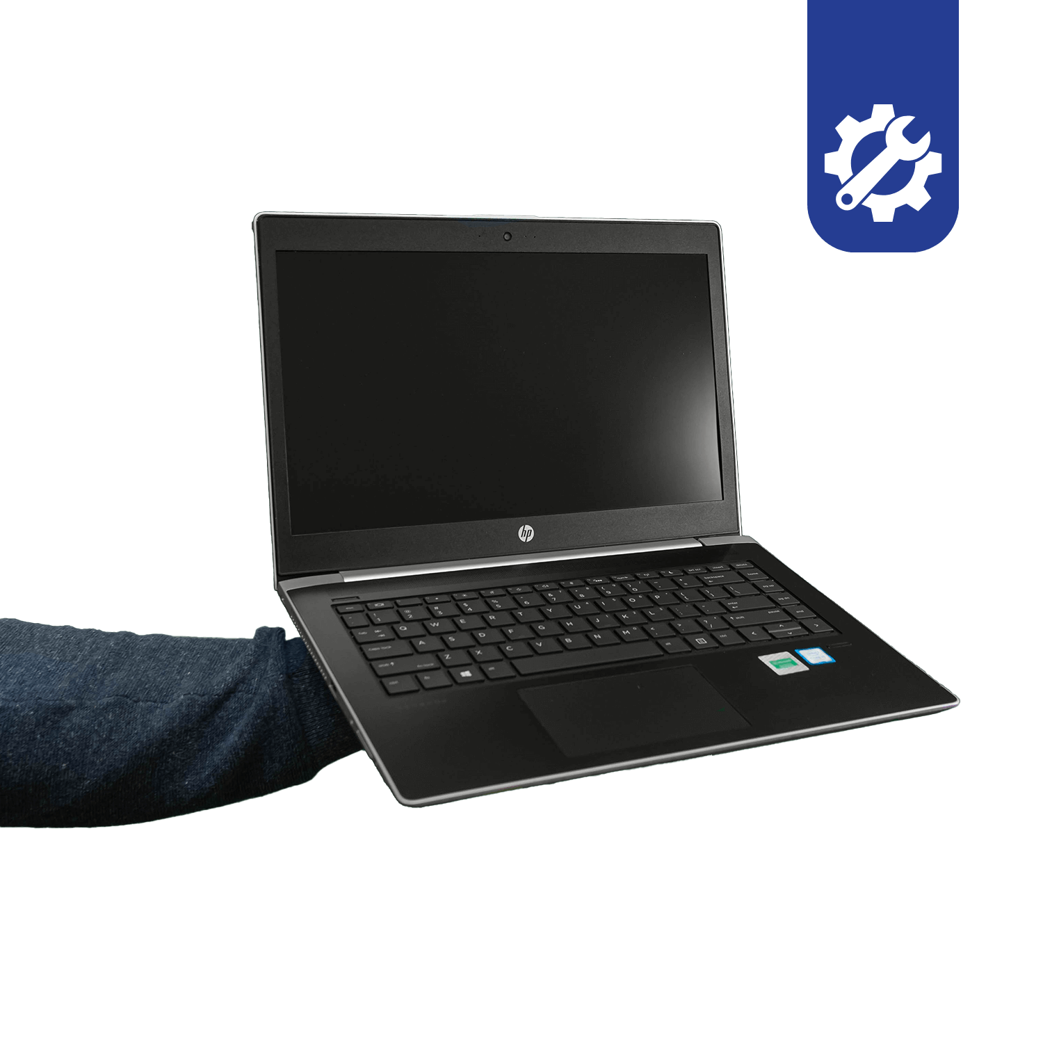 A refurbished HP laptop for sale