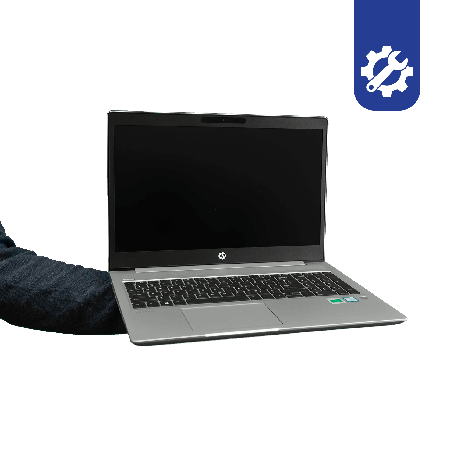 A refurbished HP laptop for sale